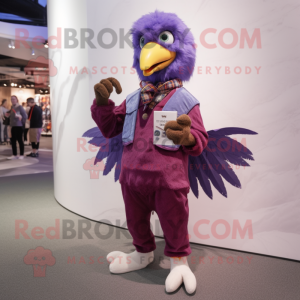 Purple Hawk mascotte...