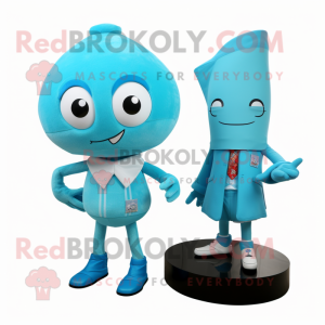 Cyan Alliance maskot drakt...