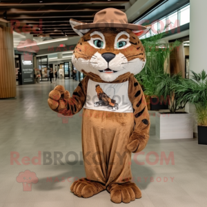 Bruin Bobcat mascotte...