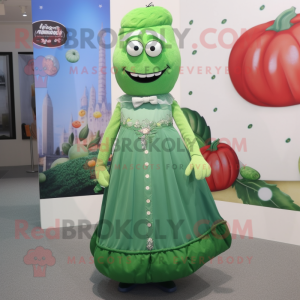  Cucumber mascotte kostuum...