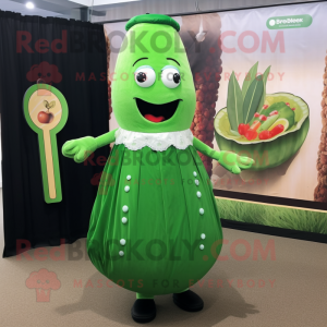  Cucumber mascotte kostuum...