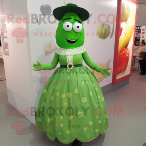  Cucumber mascotte kostuum...