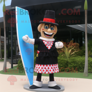 nan Ring Master mascot costume character dressed with a Board Shorts and Bracelets