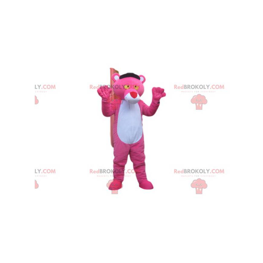Maskottchen des Pink Panther mit einer großen roten Nase - Maskottchen des Pink Panther mit einer großen roten Nase -