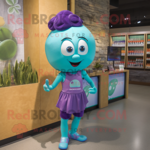 Turquoise Plum mascotte...