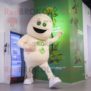 Cream Beanstalk maskot...