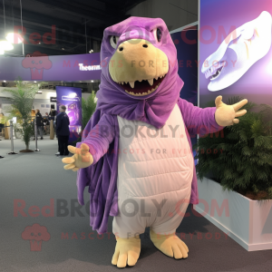 Lavender T Rex mascotte...