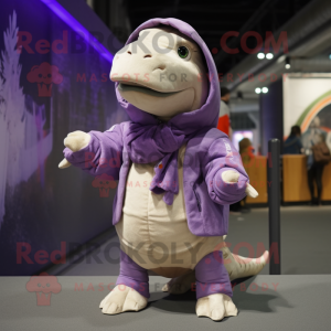 Lavendel T Rex maskot...