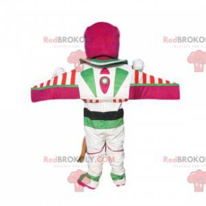 Maskot Buzz Lightyear, super zábavný kosmonaut z Toy Story -