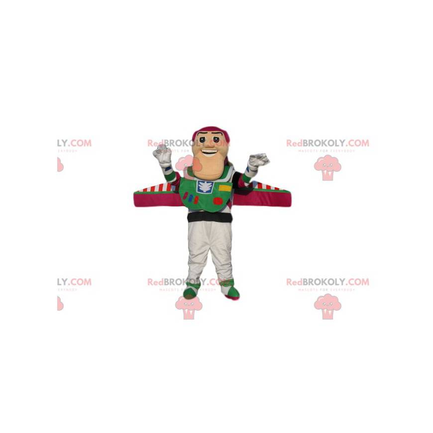 Mascot Buzz Lightyear, den super morsomme kosmonauten fra Toy