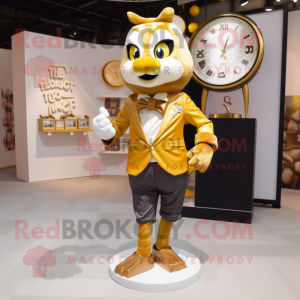 Gold Hourglass maskot...