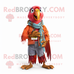 Rust Parrot maskot kostume...
