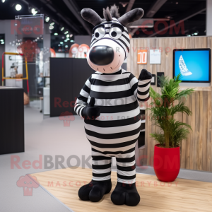 Black Zebra mascotte...