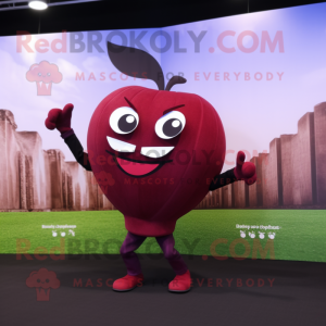 Maroon Apple mascotte...