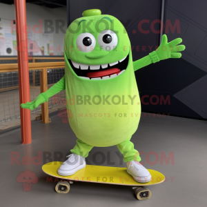 Limettengrüner Skateboard...