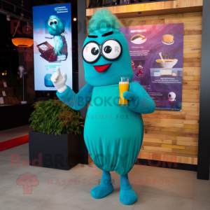 Postava maskota Teal...