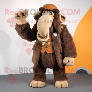 Brown Mammoth mascotte...