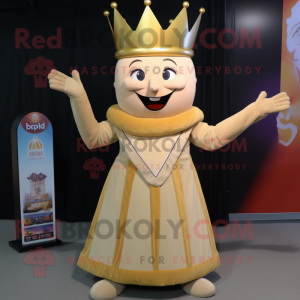 Beige Queen mascotte...