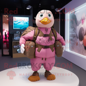 Pink Pigeon mascotte...