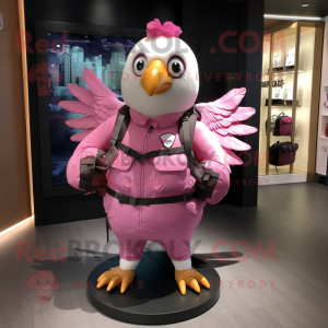 Pink Pigeon mascotte...