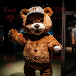 Rust Teddy Bear maskot...