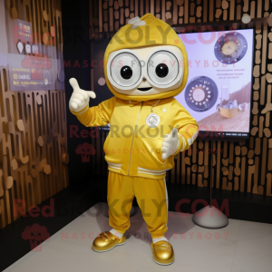 Personagem de mascote Gold...