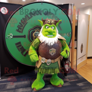 Lime Green Celtic Shield...