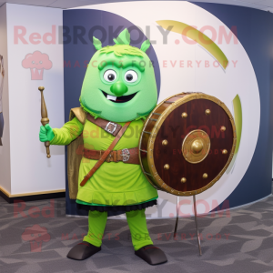 Lime Green Celtic Shield...