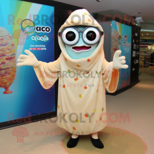 Beige Ceviche maskot...