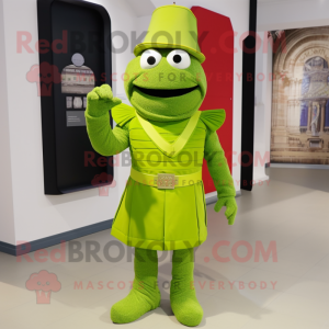 Limegrønn britisk Royal...