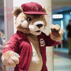 Rödbrun Smilodon...