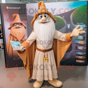 Postava maskota Tan Wizard...