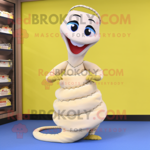 Cream Snake mascotte...