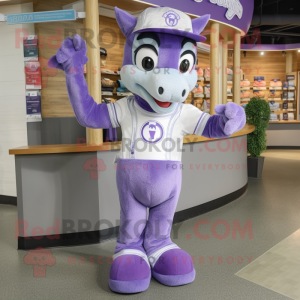 Lavendel hestesko maskot...