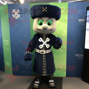 Navy Celtic Cross maskot...
