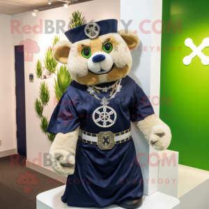 Navy Celtic Cross maskot...