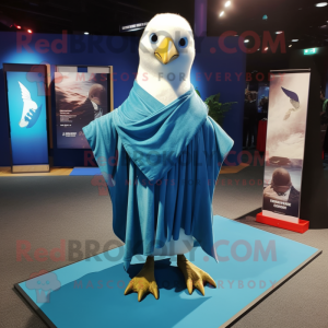 Blauer Albatros Maskottchen...