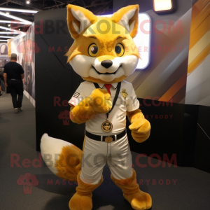 Gold Fox mascotte kostuum...