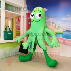 Green Squid mascotte...