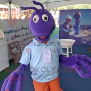 Lavender Lobster mascotte...