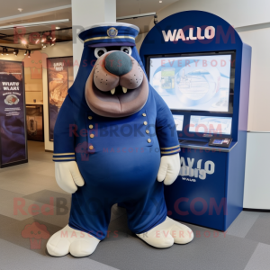 Navy Walrus mascotte...