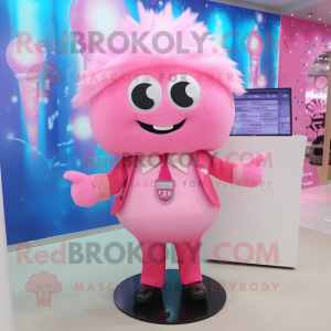 Pink Ice mascotte kostuum...