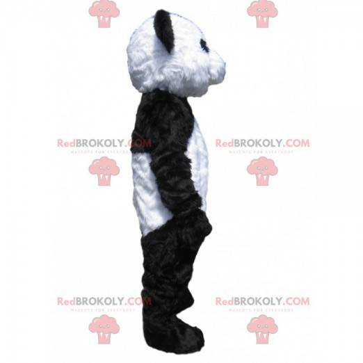 Mascotte de panda noir et blanc - Redbrokoly.com