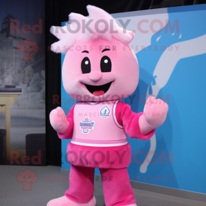 Pink Ice mascotte kostuum...