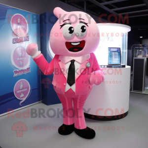 Pink Ice mascotte kostuum...