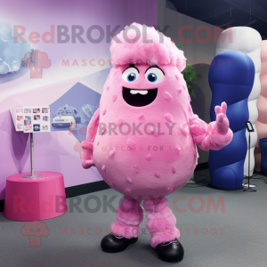 Pink Ice mascotte kostuum...