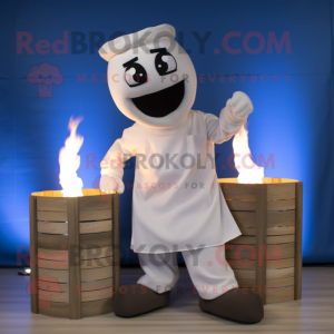 Postać w kostiumie maskotki...