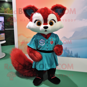 Blaugrüner Red-Panda...