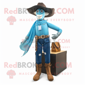 Cyan Cowboy mascotte...