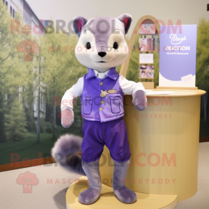 Lavendel Marten maskot...